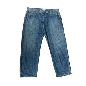 Levi Strauss Signature Jeans Relaxed Fit Denim Men's Size 44x30 Medium Indigo